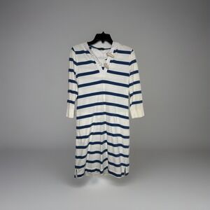 Lauren Ralph Lauren Jeans Company Nautical Hooded Dress Crest Coastal Size PS